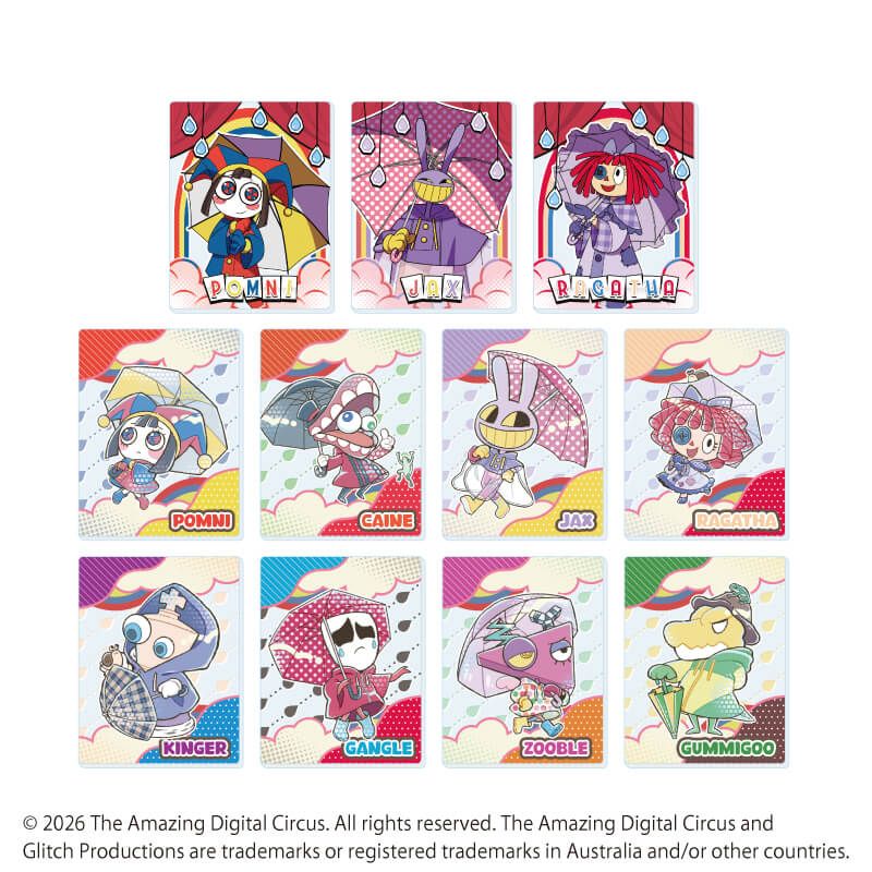 アクリルカード「アメイジング・デジタル・サーカス」03/雨ver. コンプリートセット(全11種)(描き起こしイラスト)