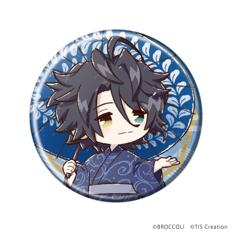 缶バッジ「泡沫のユークロニア -trail-」02/梅雨ver. ブラインド(8種)(グラフアートイラスト)