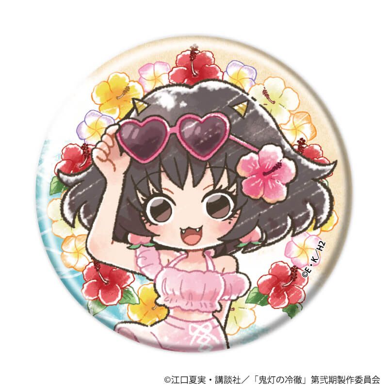 缶バッジ「TVアニメ『鬼灯の冷徹』」12/バカンスver. コンプリートセット(全7種)(グラフアートイラスト)