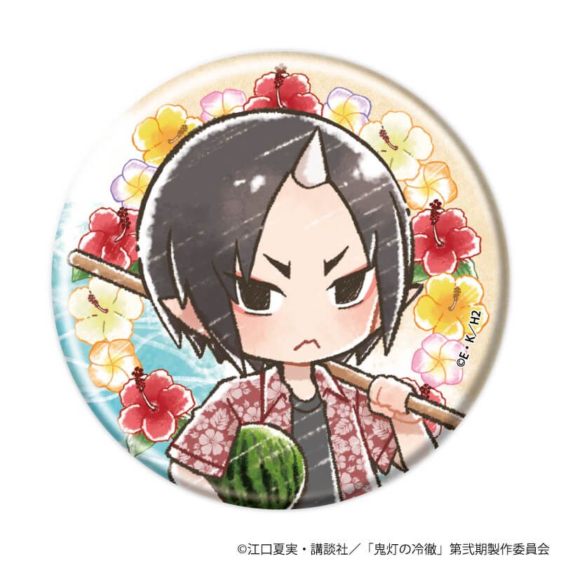 缶バッジ「TVアニメ『鬼灯の冷徹』」11/バカンスver. ブラインド(6種)(グラフアートイラスト)