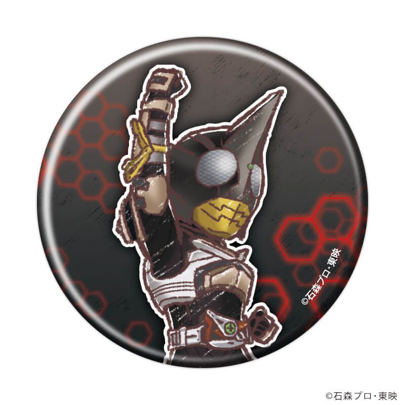 缶バッジ「仮面ライダーカブト」02/コンプリートセット(全9種)(グラフアートイラスト)
