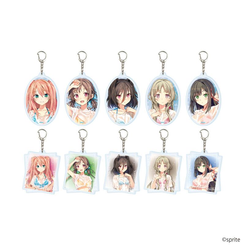 アクリルキーホルダー「恋と選挙とチョコレート」01/コンプリートセット(全10種)(描き起こしイラスト)