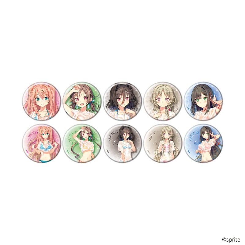 缶バッジ「恋と選挙とチョコレート」01/コンプリートセット(全10種)(描き起こしイラスト)