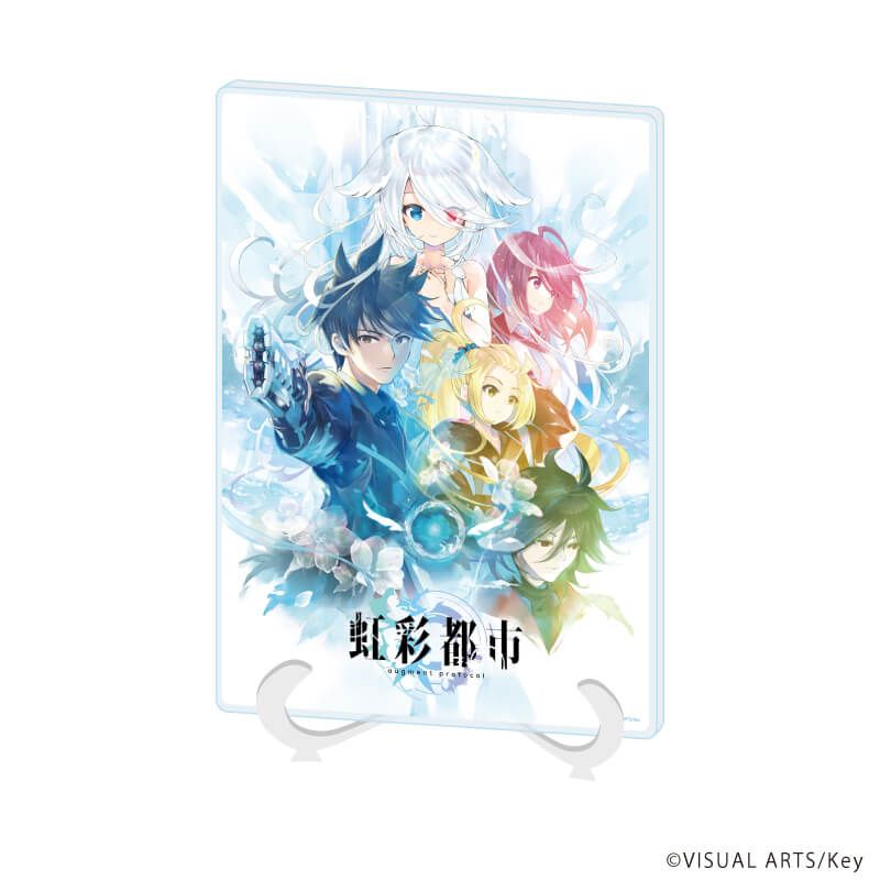 アクリルアートボード(A5サイズ)「虹彩都市」01/集合デザイン(公式イラスト)