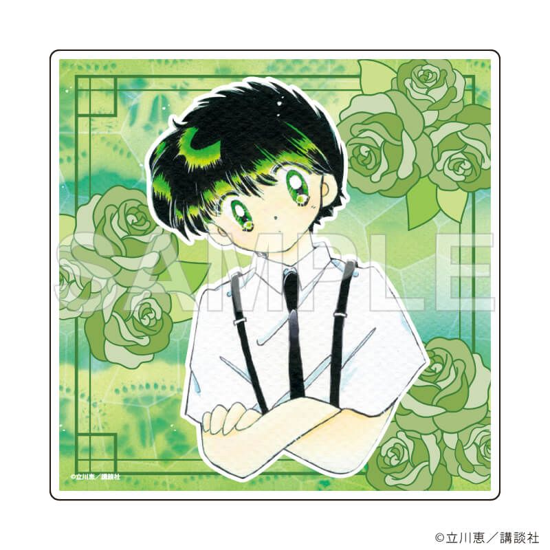 ステンドグラス風コースター「怪盗セイント・テール」02/飛鳥大貴(公式イラスト)