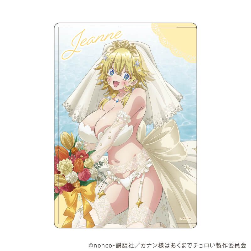 キャラクリアケース「TVアニメ『カナン様はあくまでチョロい』」03/ジャンヌ 水着ウェディングver.(描き下ろしイラスト)