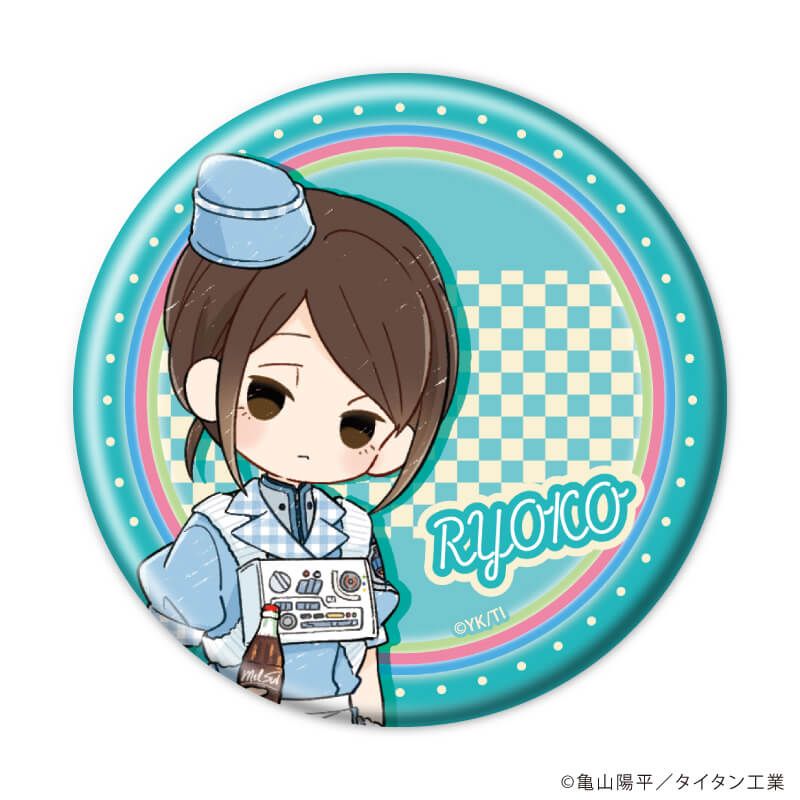 缶バッジ「TVアニメ『銀河特急 ミルキー☆サブウェイ』」02/コンプリートセット(全7種)ダイナーver.(グラフアートイラスト)