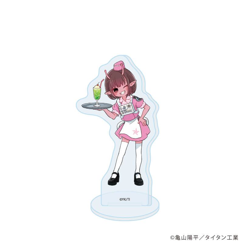 アクリルぷちスタンド「TVアニメ『銀河特急 ミルキー☆サブウェイ』」01/ブラインド(7種)ダイナーver.(グラフアートイラスト)