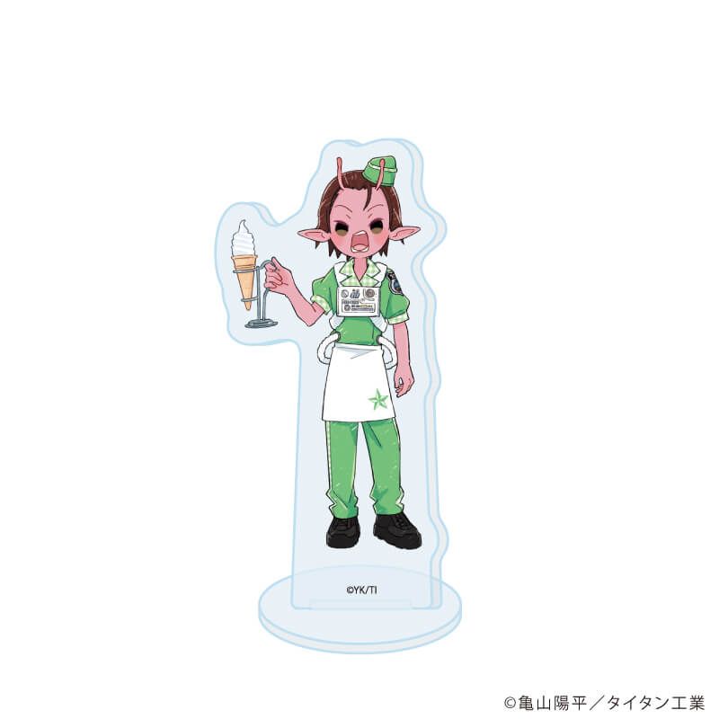 アクリルぷちスタンド「TVアニメ『銀河特急 ミルキー☆サブウェイ』」01/ブラインド(7種)ダイナーver.(グラフアートイラスト)