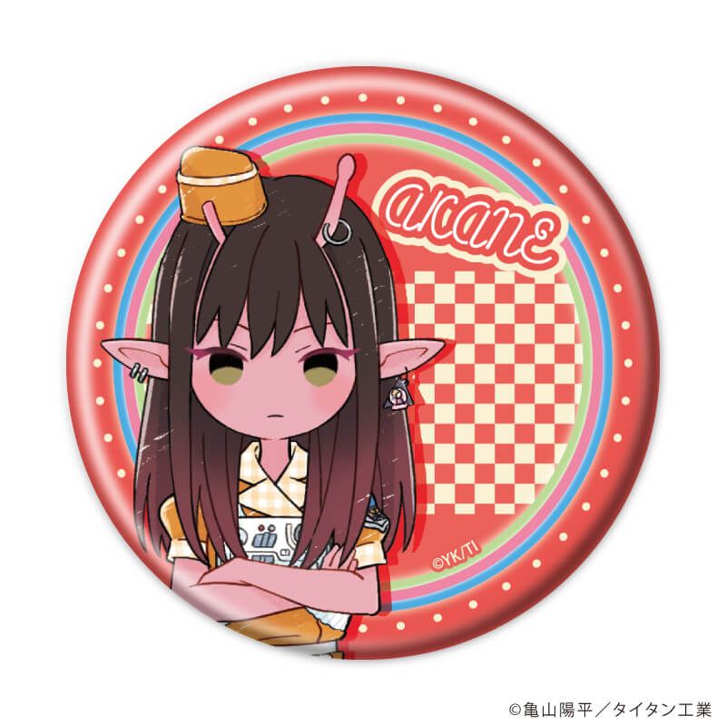 缶バッジ「TVアニメ『銀河特急 ミルキー☆サブウェイ』」02/ブラインド(7種)ダイナーver.(グラフアートイラスト)