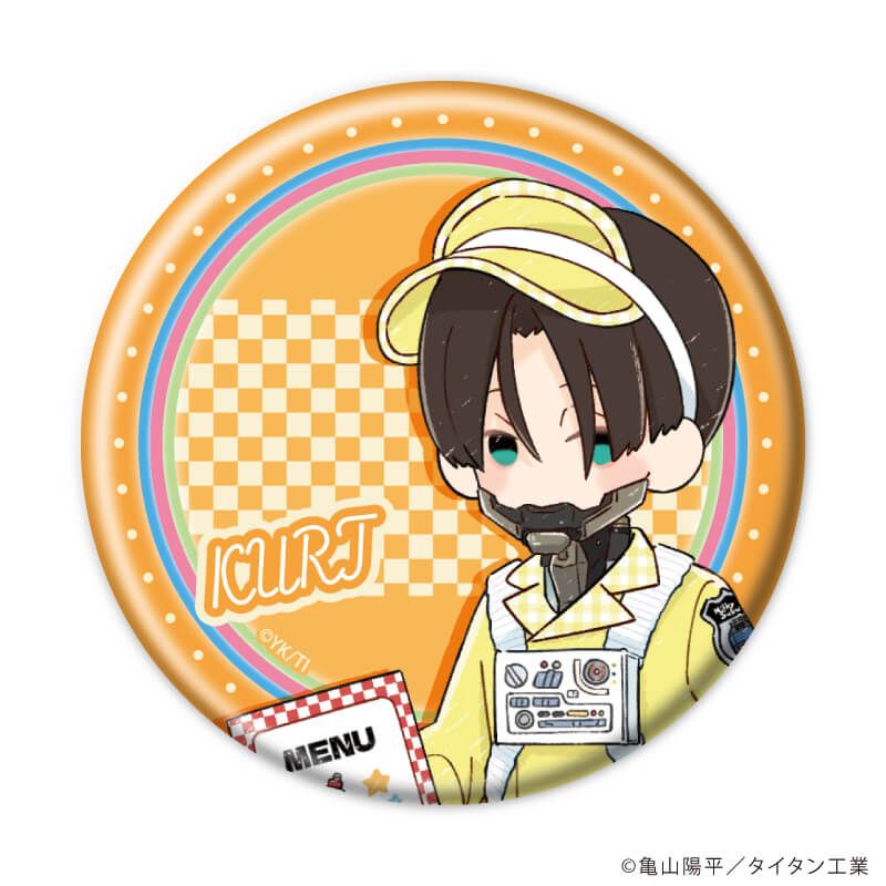 缶バッジ「TVアニメ『銀河特急 ミルキー☆サブウェイ』」02/ブラインド(7種)ダイナーver.(グラフアートイラスト)
