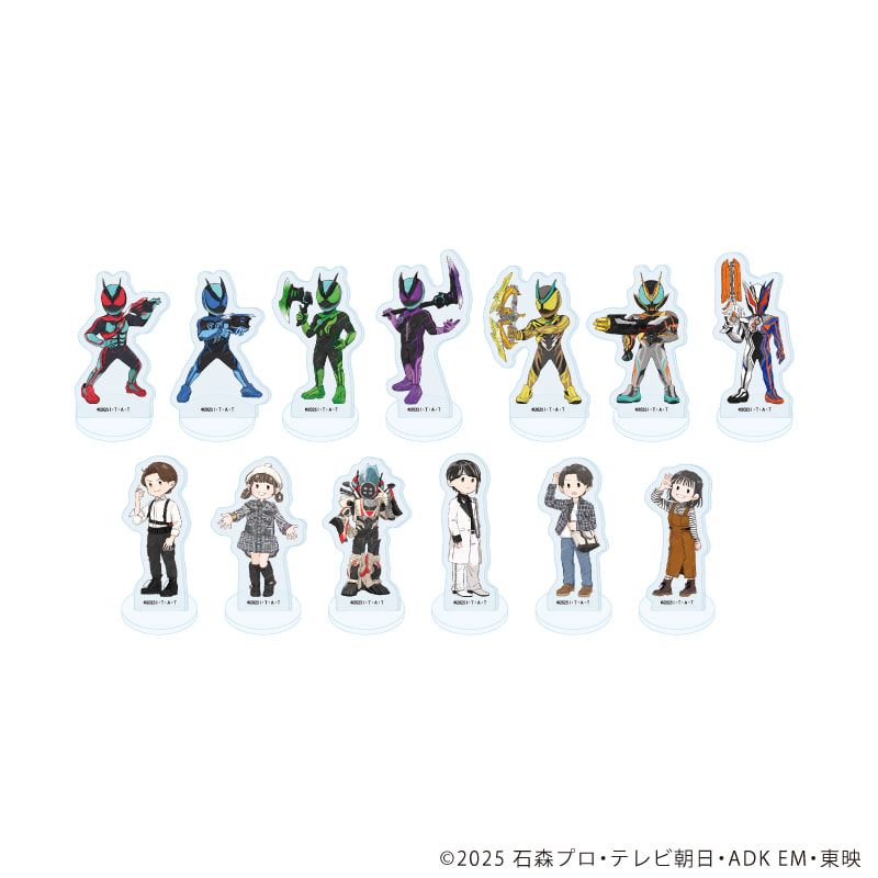 アクリルぷちスタンド「仮面ライダーゼッツ」01/コンプリートセット(全13種)(グラフアートイラスト)