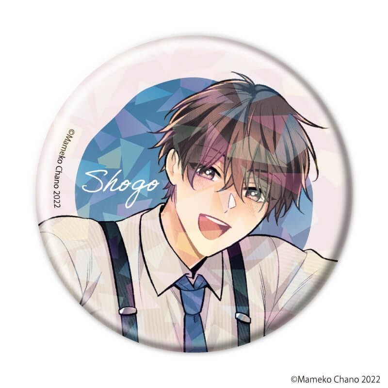 ホログラム缶バッジ(57mm)「茶野まめこ先生」01/ブラインド(8種)(公式&描き下ろしイラスト)