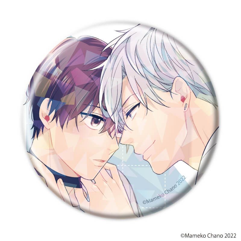 ホログラム缶バッジ(57mm)「茶野まめこ先生」01/ブラインド(8種)(公式&描き下ろしイラスト)