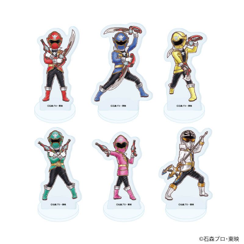 アクリルぷちスタンド「海賊戦隊ゴーカイジャー」01/コンプリートセット(全6種)(グラフアートイラスト)