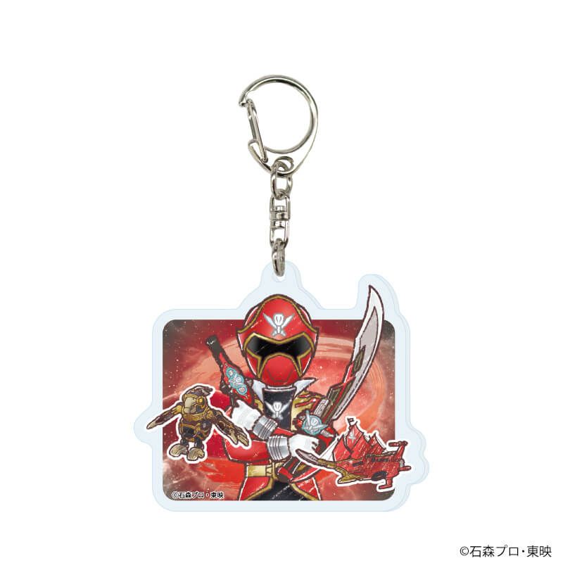 アクリルキーホルダー「海賊戦隊ゴーカイジャー」01/コンプリートセット(全6種)(グラフアートイラスト)