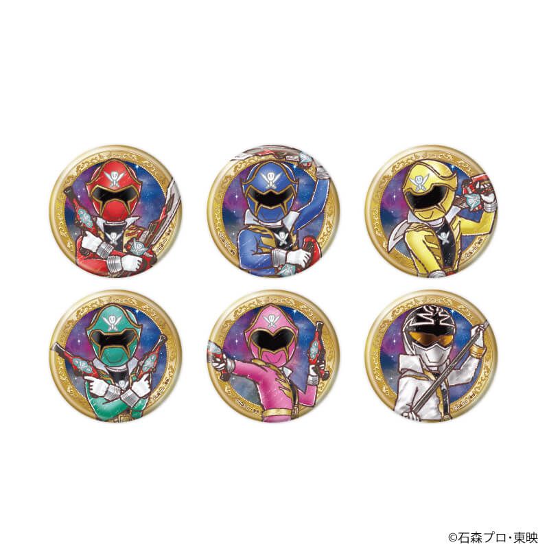 缶バッジ「海賊戦隊ゴーカイジャー」01/ブラインド(6種)(グラフアートイラスト)