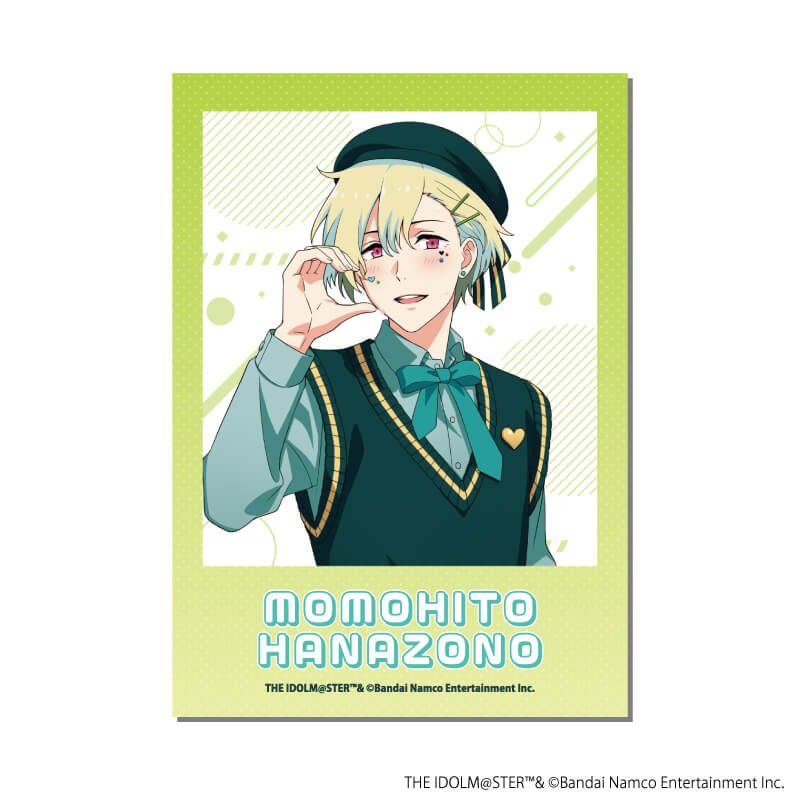 インスタントフォト風カード「アイドルマスター SideM」07/花園 百々人 オリジナル衣装ver.(描き下ろしイラスト)