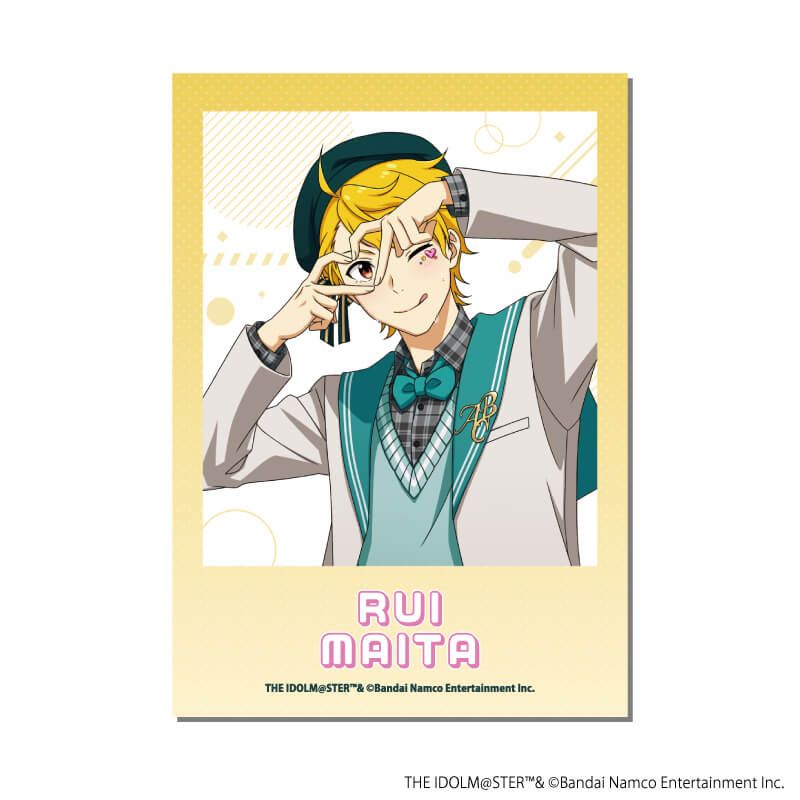 インスタントフォト風カード「アイドルマスター SideM」05/舞田 類 オリジナル衣装ver.(描き下ろしイラスト)
