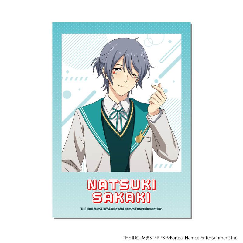 インスタントフォト風カード「アイドルマスター SideM」04/榊 夏来 オリジナル衣装ver.(描き下ろしイラスト)