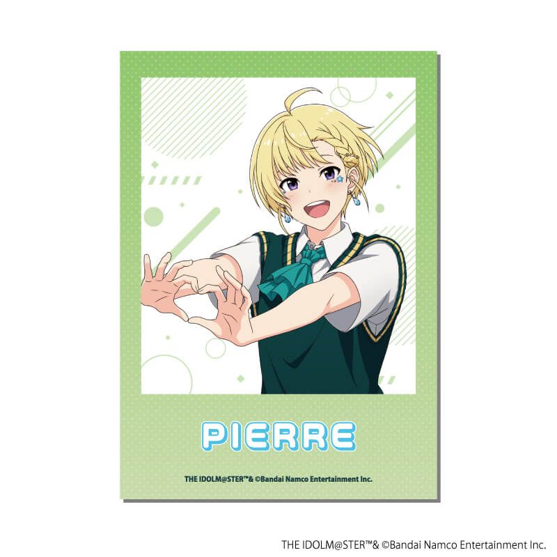 インスタントフォト風カード「アイドルマスター SideM」03/ピエール オリジナル衣装ver.(描き下ろしイラスト)