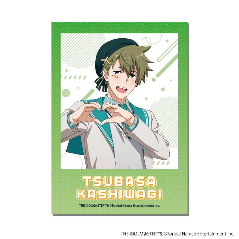 インスタントフォト風カード「アイドルマスター SideM」02/柏木 翼 オリジナル衣装ver.(描き下ろしイラスト)
