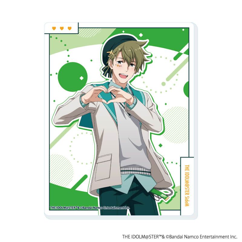 アクリルカード「アイドルマスター SideM」20/オリジナル衣装ver. トレーディング(6種)(描き下ろしイラスト)