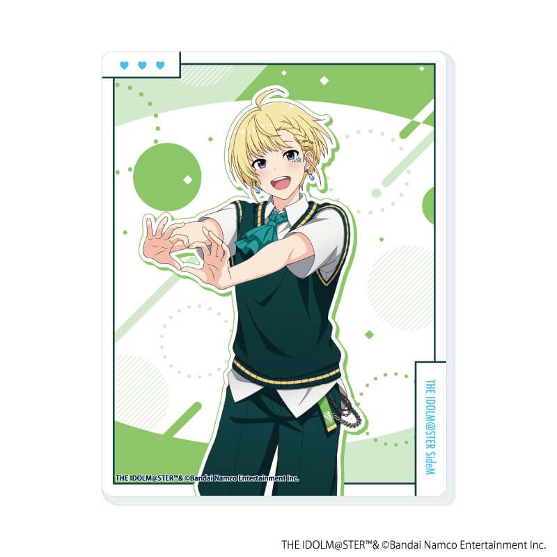 アクリルカード「アイドルマスター SideM」20/オリジナル衣装ver. トレーディング(6種)(描き下ろしイラスト)