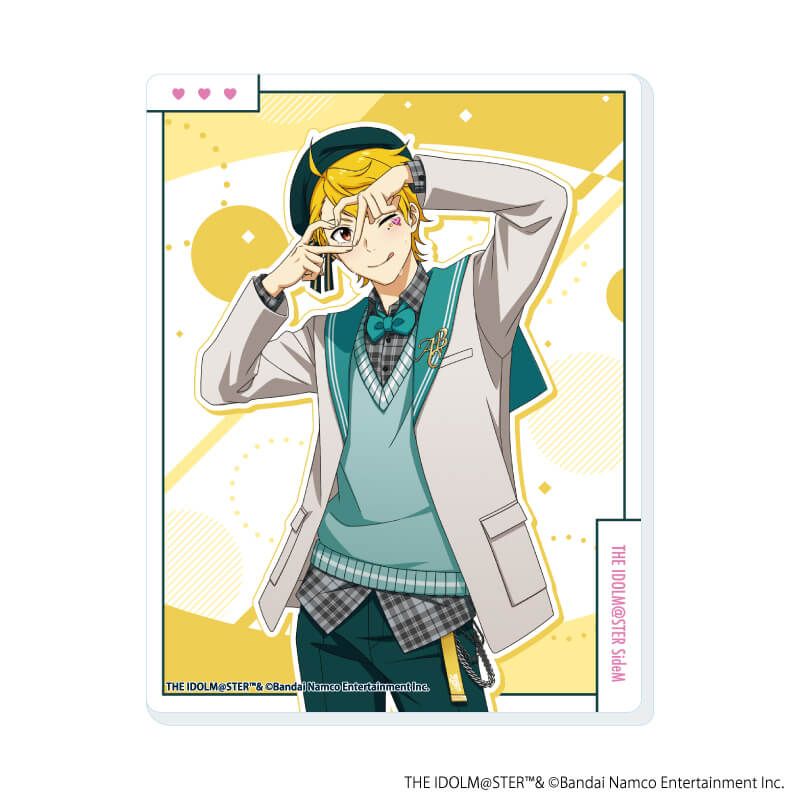 アクリルカード「アイドルマスター SideM」20/オリジナル衣装ver. トレーディング(6種)(描き下ろしイラスト)