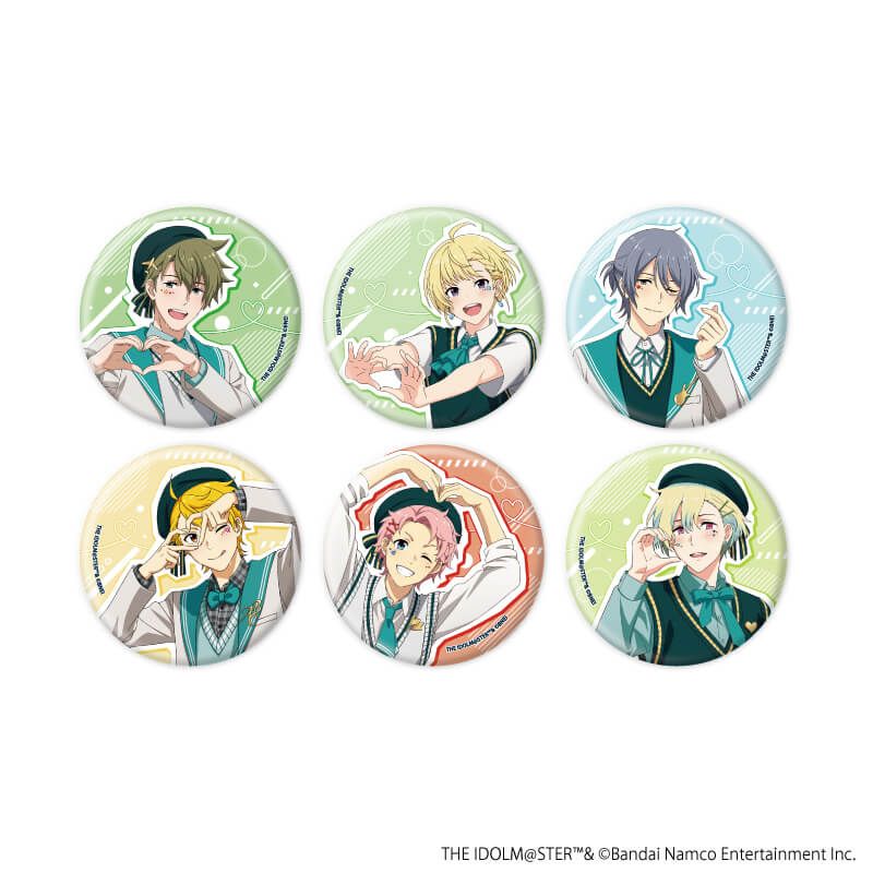 缶バッジ「アイドルマスター SideM」37/オリジナル衣装ver. トレーディング(6種)(描き下ろしイラスト)