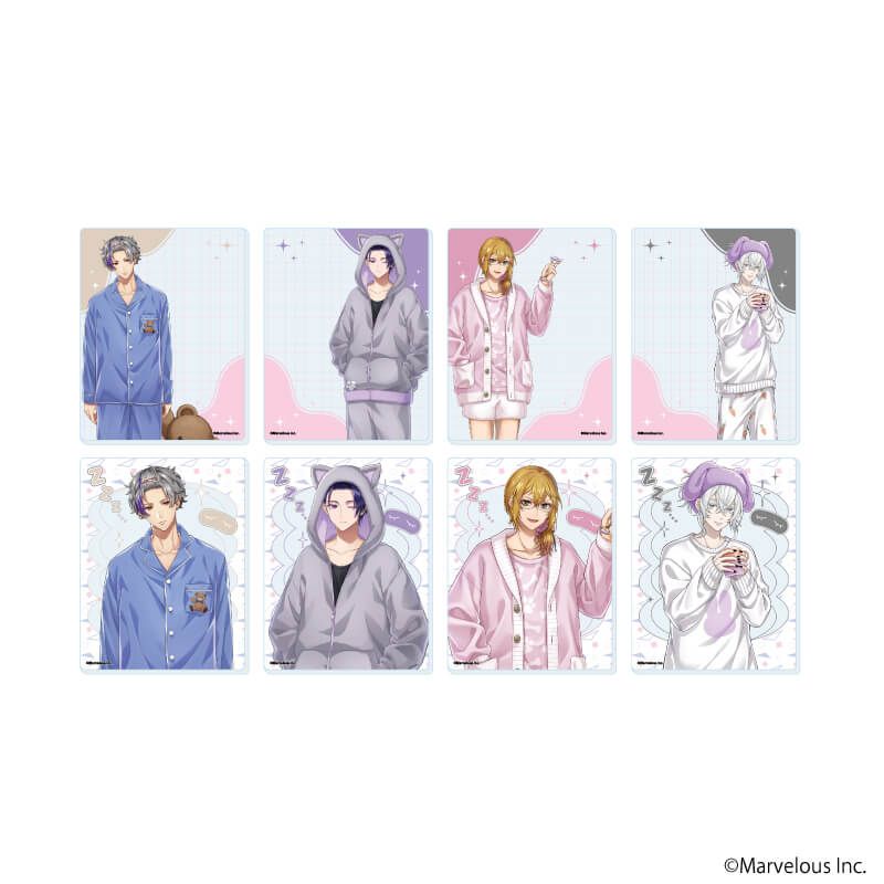 アクリルカード「千銃士:Rhodoknight」08/ルームウェアver. ブラインド(8種)(描き下ろしイラスト)