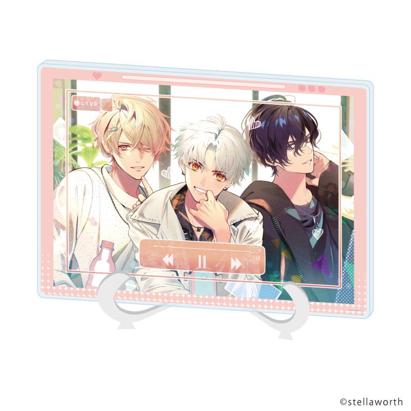 アクリルアートボード(A5サイズ)『#Sweet IRL』01/集合デザイン(公式イラスト)