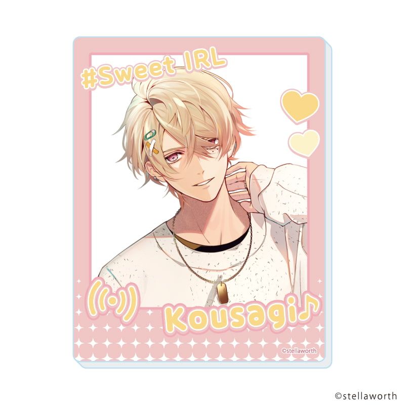 アクリルカード『#Sweet IRL』01/コンプリートセット(全6種)(公式イラスト)