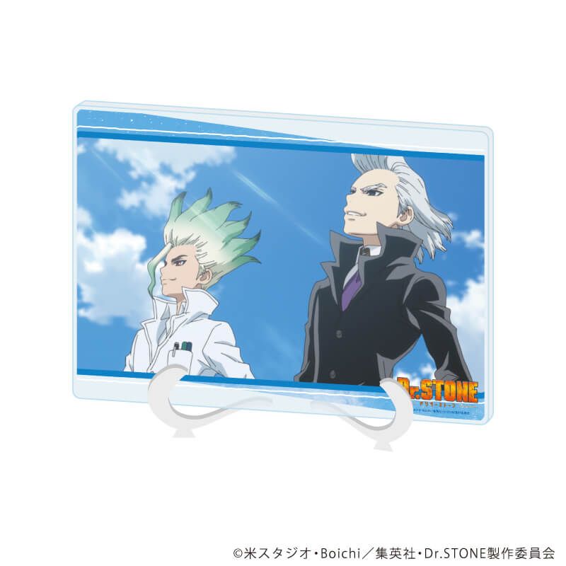 アクリルアートボード(A5サイズ)「Dr.STONE」15/石神千空&Dr.ゼノ(場面写イラスト)