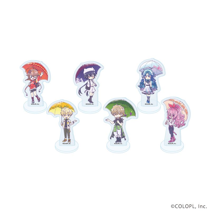アクリルぷちスタンド「クイズRPG 魔法使いと黒猫のウィズ」02/梅雨ver. ブラインド(6種)(グラフアートイラスト)
