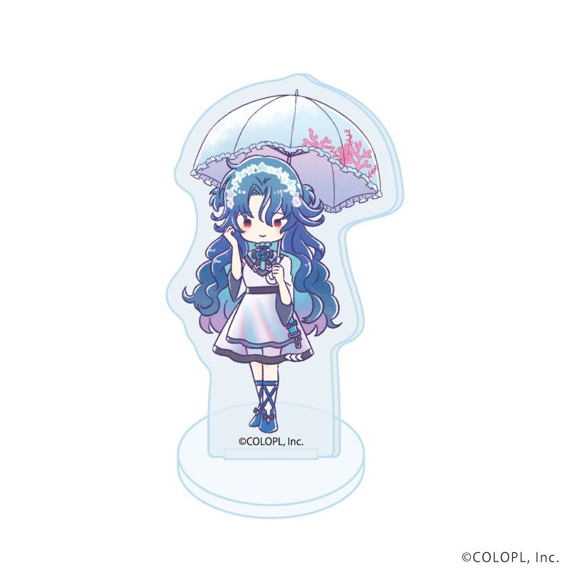 アクリルぷちスタンド「クイズRPG 魔法使いと黒猫のウィズ」02/梅雨ver. ブラインド(6種)(グラフアートイラスト)