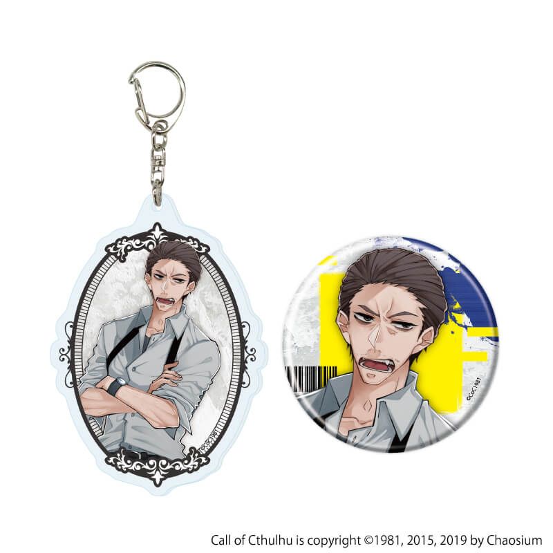アクリルキーホルダー＆缶バッジセット「レプリカントの葬列」02/依高賢治(公式イラスト)