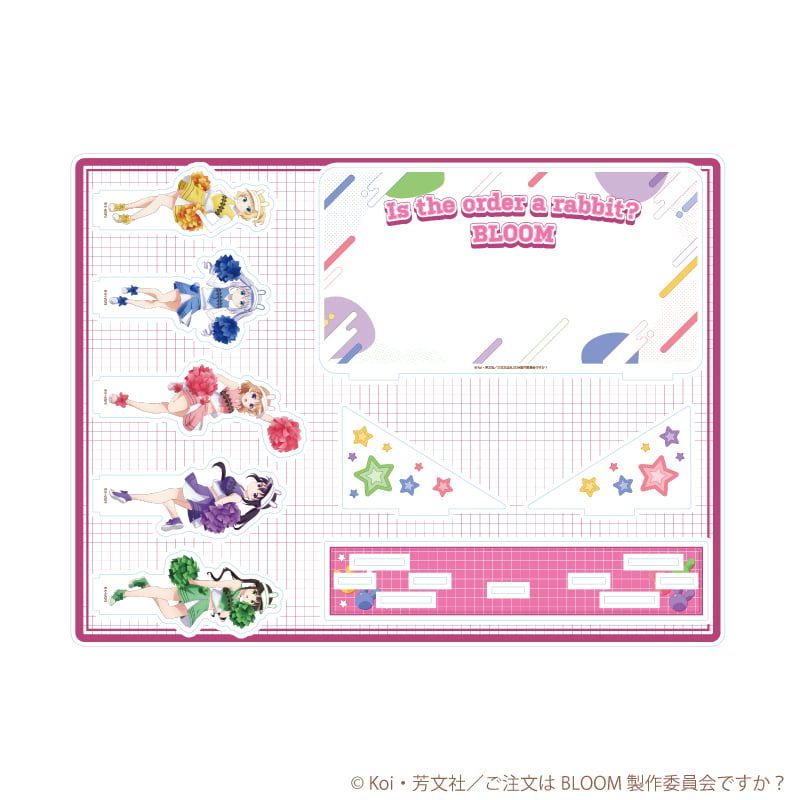 アクリルジオラマ「ご注文はうさぎですか？BLOOM」01/チアリーダーver.(描き下ろしイラスト)
