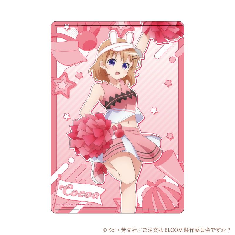 キャラクリアケース「ご注文はうさぎですか？BLOOM」03/ココア チアリーダーver.(描き下ろしイラスト)