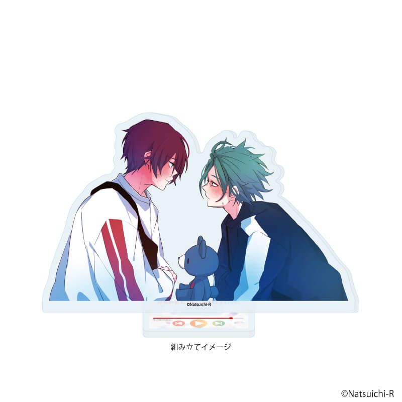 アクリルスタンドプレート「虚無男」03/清見向＆宮一(公式イラスト)