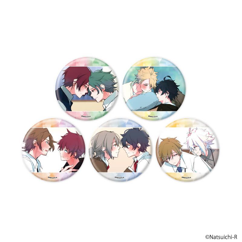 見つめあい場面写缶バッジ「虚無男」01/コンプリートセット(全5種)