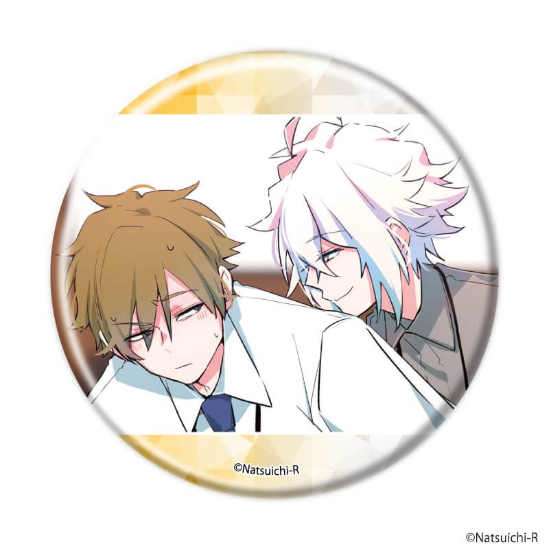 見つめあい場面写缶バッジ「虚無男」01/ブラインド(5種)