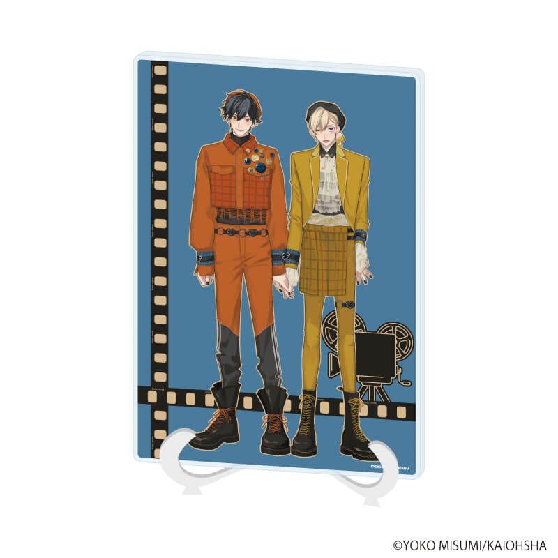 アクリルアートボード(A5サイズ)「トキシック・ノヴァ」01/橙真&依純(描き下ろしイラスト)