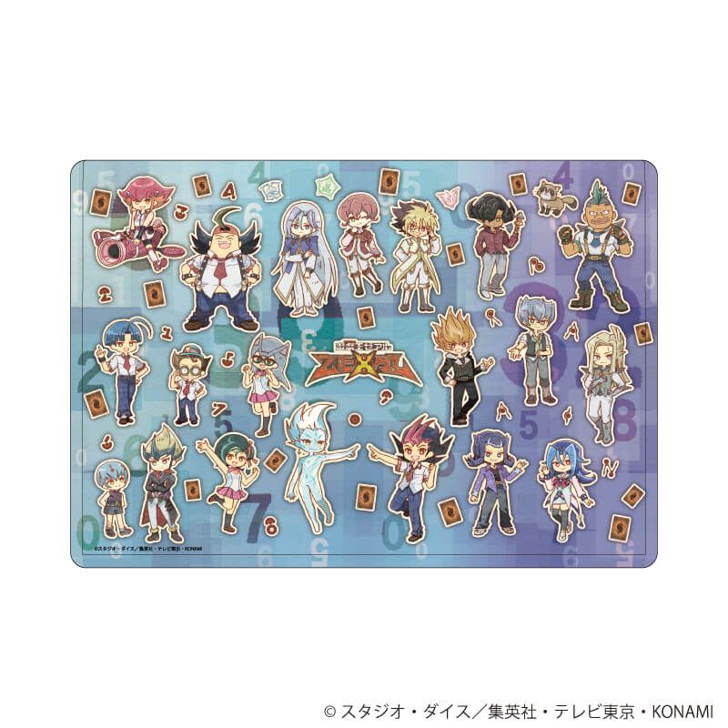 キャラクリアケース「遊☆戯☆王ZEXAL」12/集合デザイン(レトロアートイラスト)