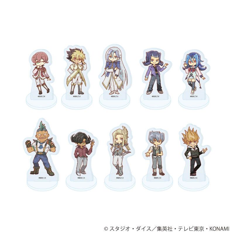 アクリルぷちスタンド「遊☆戯☆王ZEXAL」08/コンプリートセット(全10種)(レトロアートイラスト)
