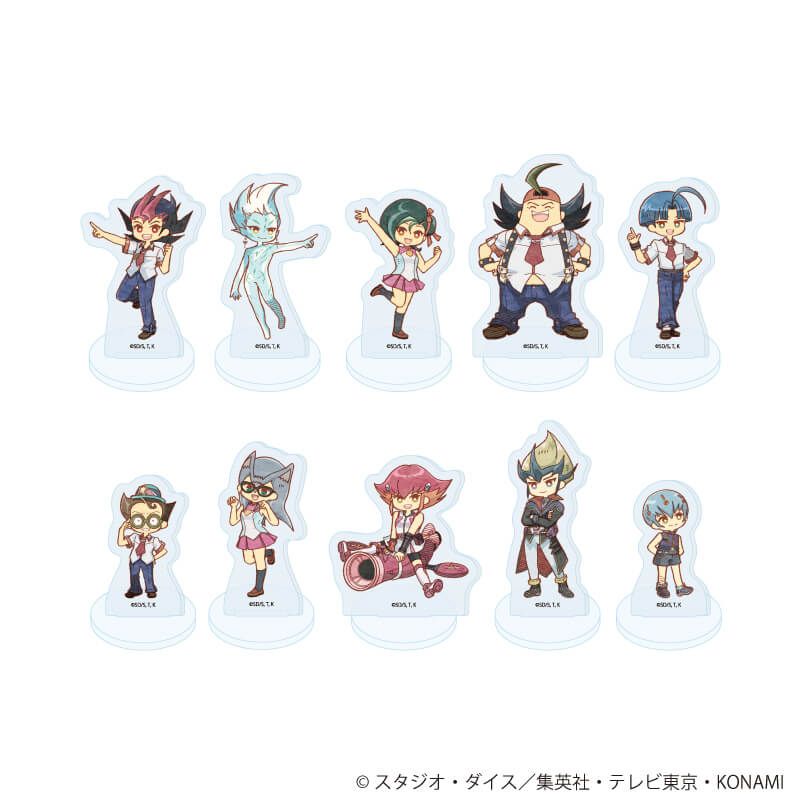 アクリルぷちスタンド「遊☆戯☆王ZEXAL」07/コンプリートセット(全10種)(レトロアートイラスト)