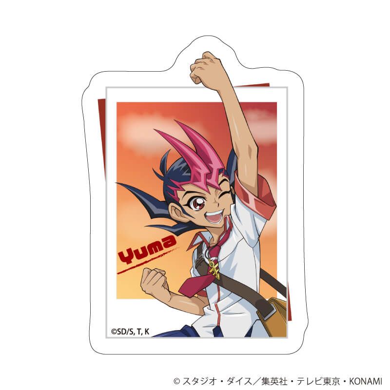 ダイカットステッカー「遊☆戯☆王ZEXAL」01/九十九遊馬(描き下ろしイラスト)