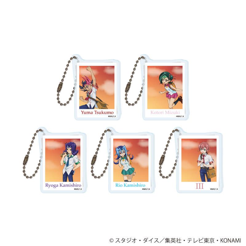 アクリルキーホルダー「遊☆戯☆王ZEXAL」04/コンプリートセット(全5種)(描き下ろしイラスト)