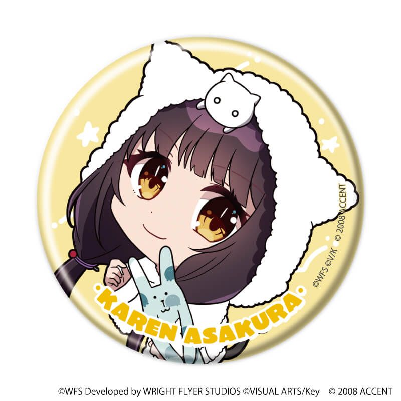 缶バッジ「ヘブンバーンズレッド×CRAFTHOLIC」02/コンプリートセット(全6種)(コラボイラスト)