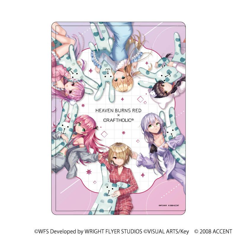 キャラクリアケース「ヘブンバーンズレッド×CRAFTHOLIC」01/集合デザイン(コラボイラスト)